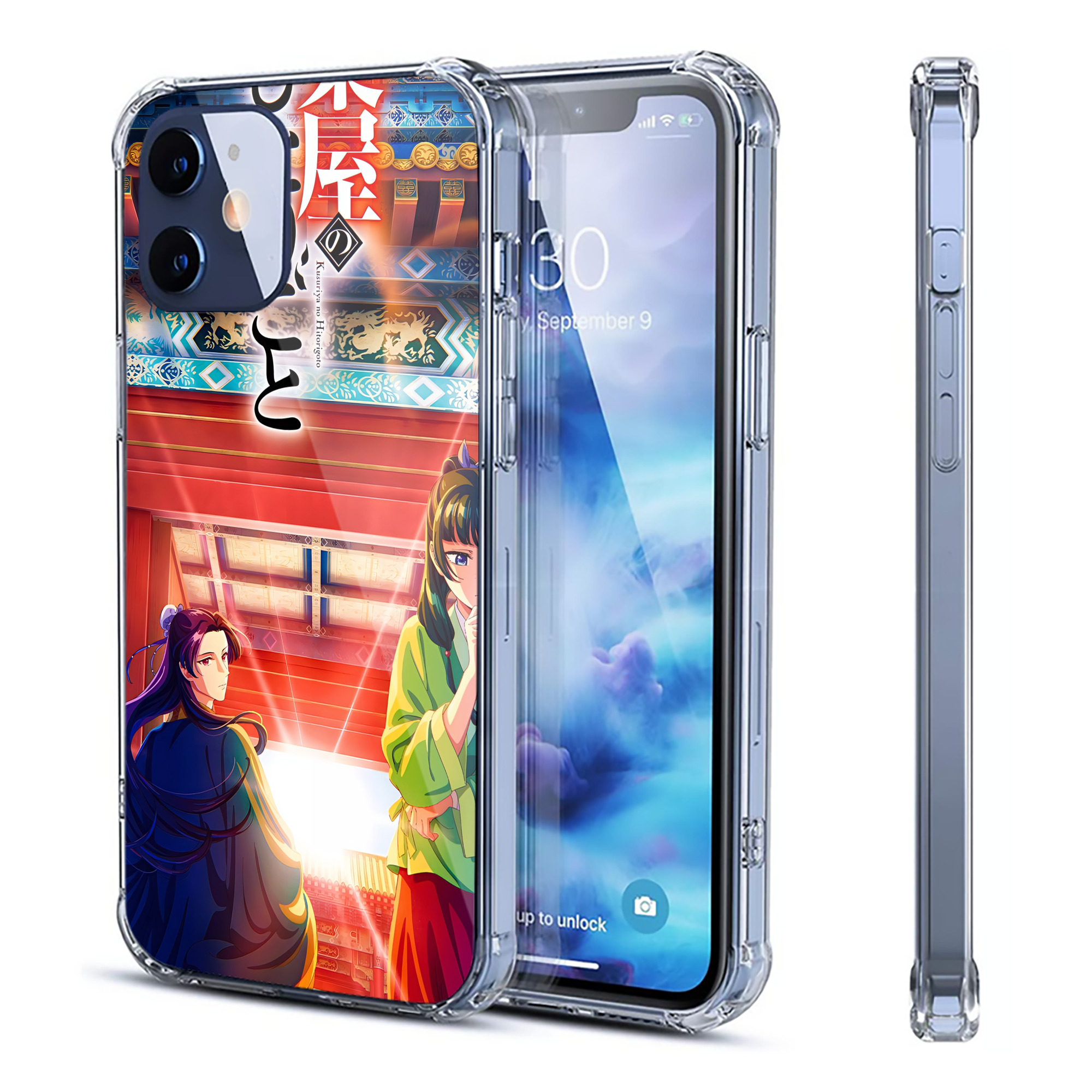 （画像用） 薬屋のひとりごと The Apothecary Diaries 【iPhone 12シリーズ対応】透明スマホケース（クリアソフトケース）